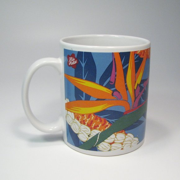 Bird Of Paradise Mug By Hilo Hattie Coffee Cup Floral Hawaii - Picture 3 of 6